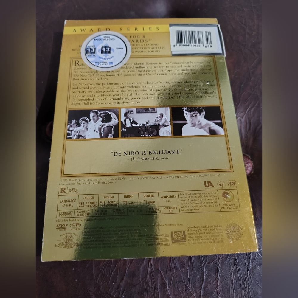 NWT Raging Bull DVD - Picture 2 of 4
